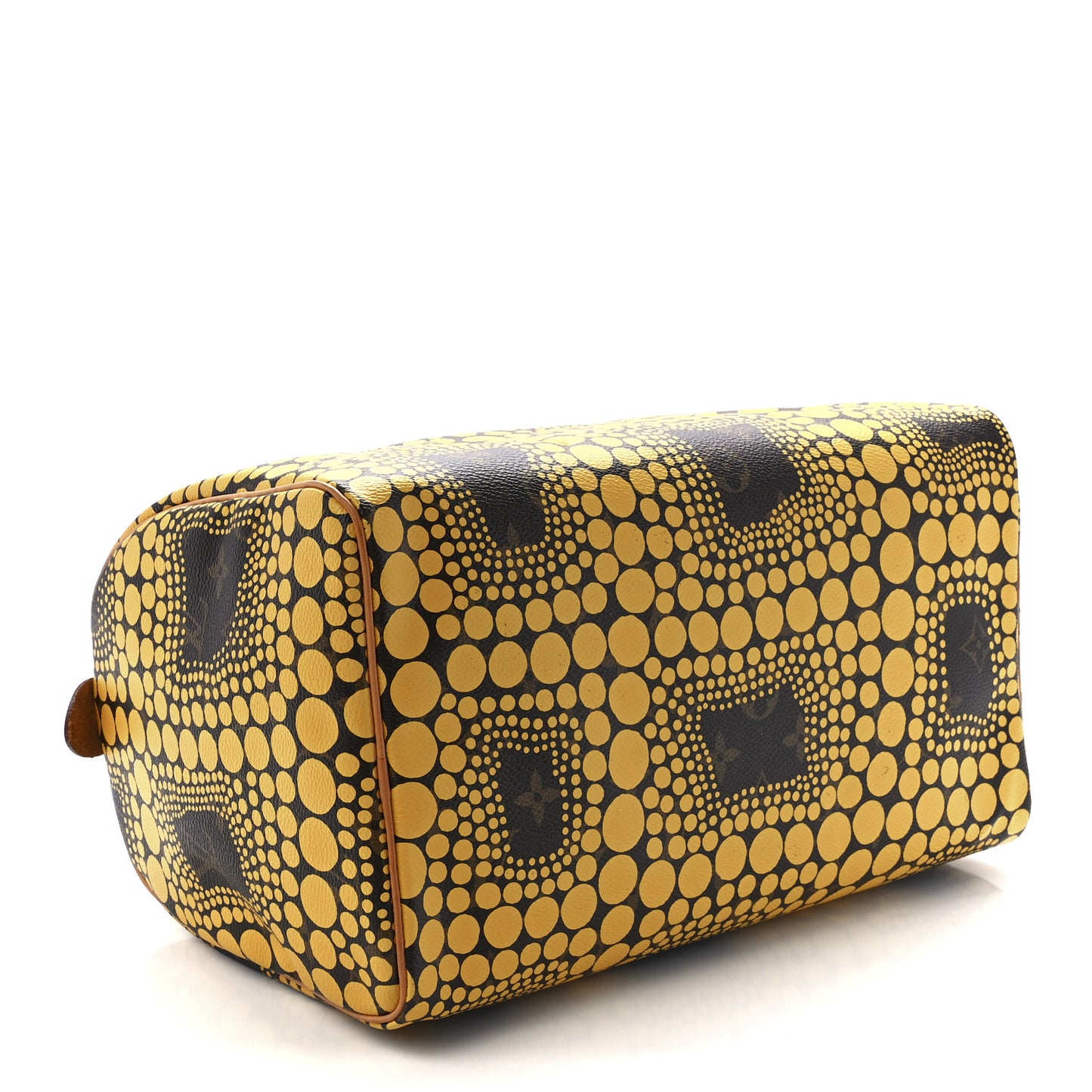 Monogram Kusama Town Speedy 30 Yellow