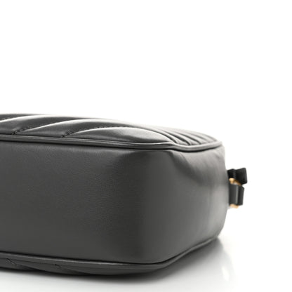 Saint Laurent Calfskin Matelasse Monogram Lou Camera Bag Storm 10 of 10