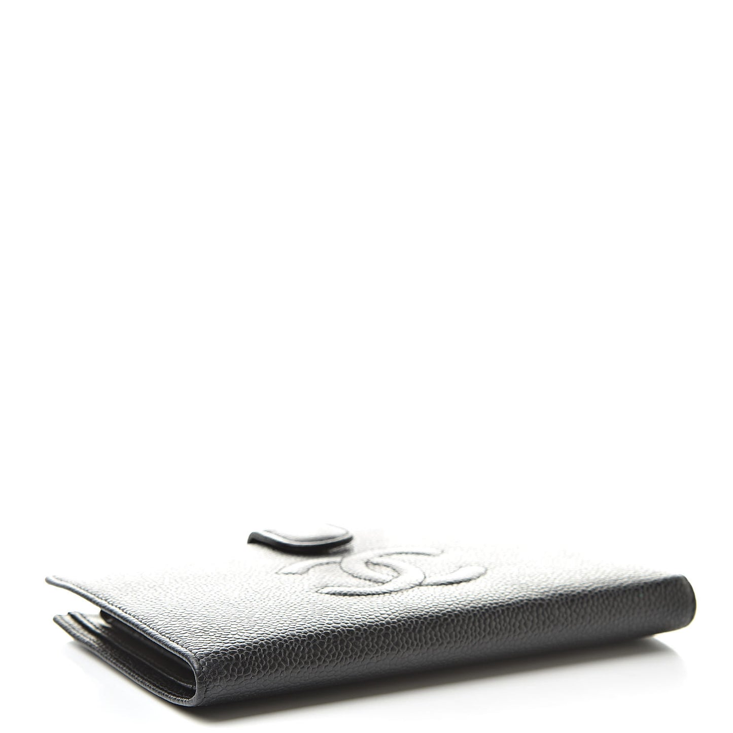 Caviar Timeless CC French Wallet Black