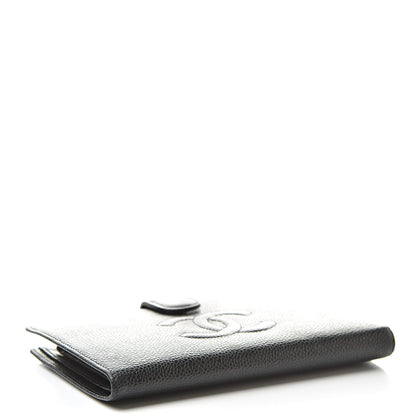 Chanel Caviar Timeless CC French Wallet Black 4 of 12