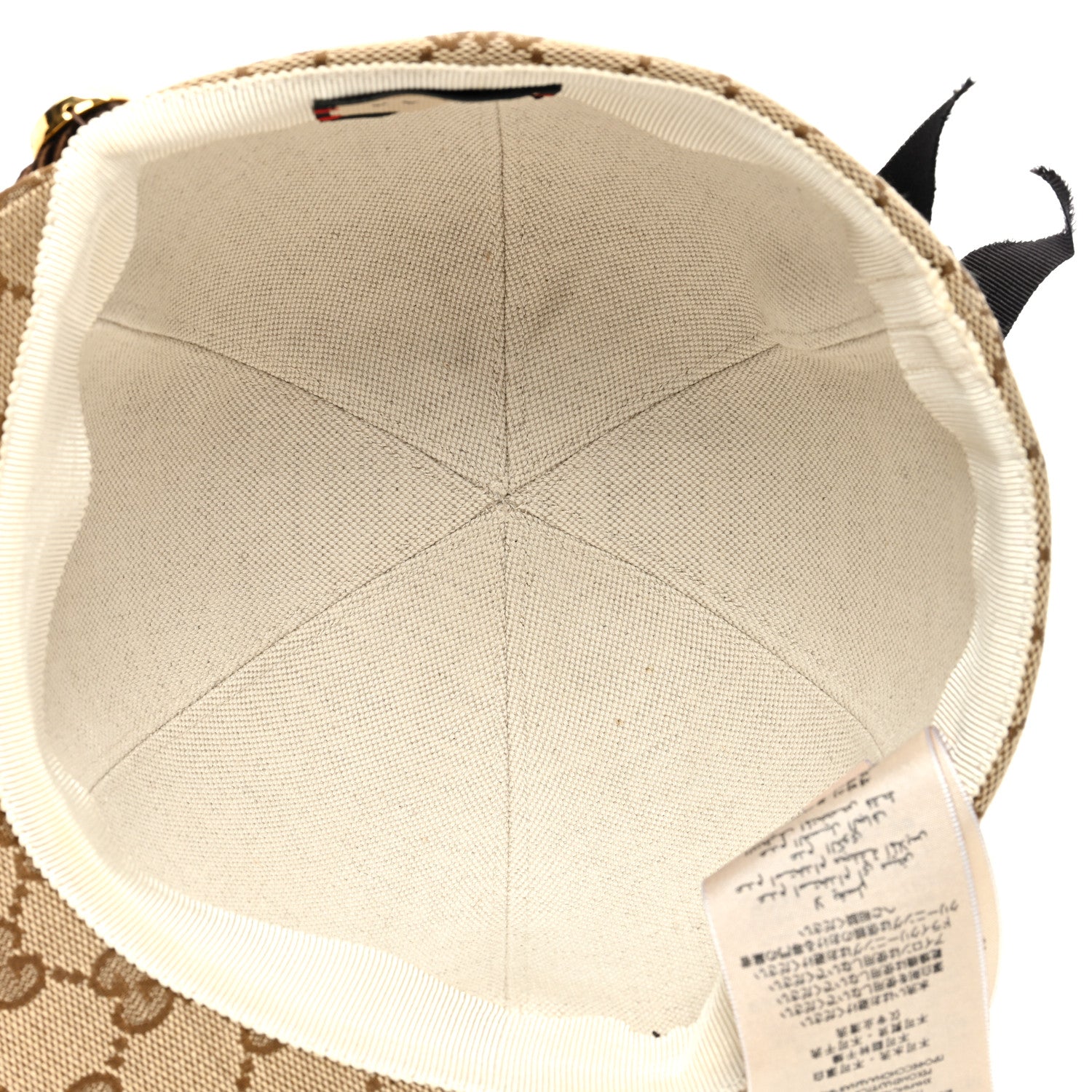 Gucci Monogram Equestrian Hat Beige Brown 7 of 8