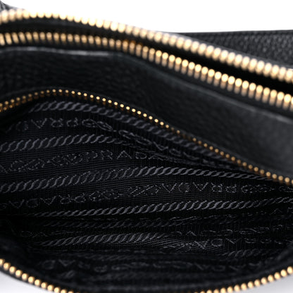 Prada Vitello Daino Small Belt Bag Black 9 of 12