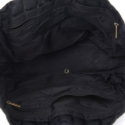 Chanel Nylon Medium Travel Tote Black 4 of 10