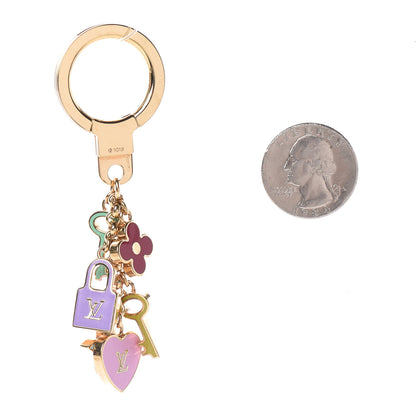 Louis Vuitton Enamel Pretty Charms Key Ring Holder 2 of 4