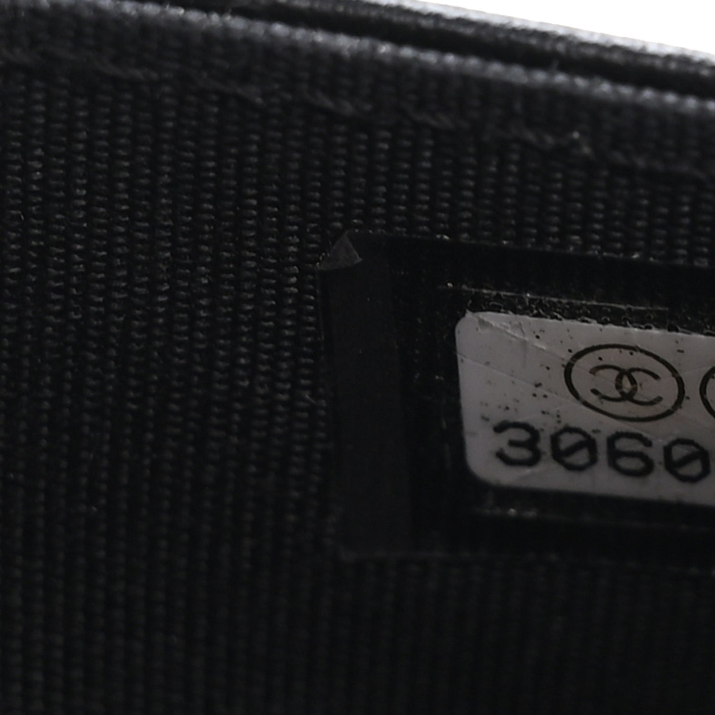 Caviar Quilted Boy Wallet On Chain WOC Black