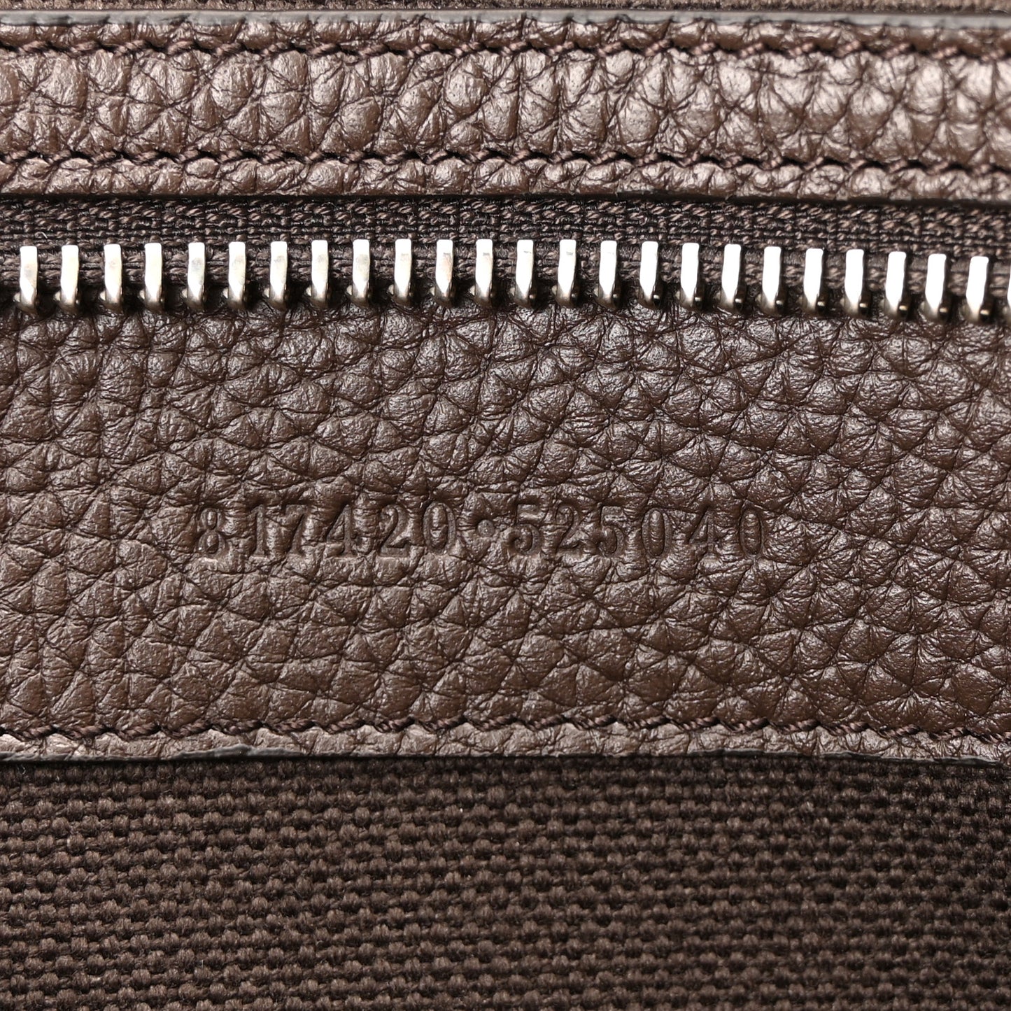 Monogram Calfskin Web Medium B Shoulder Bag Beige Brown