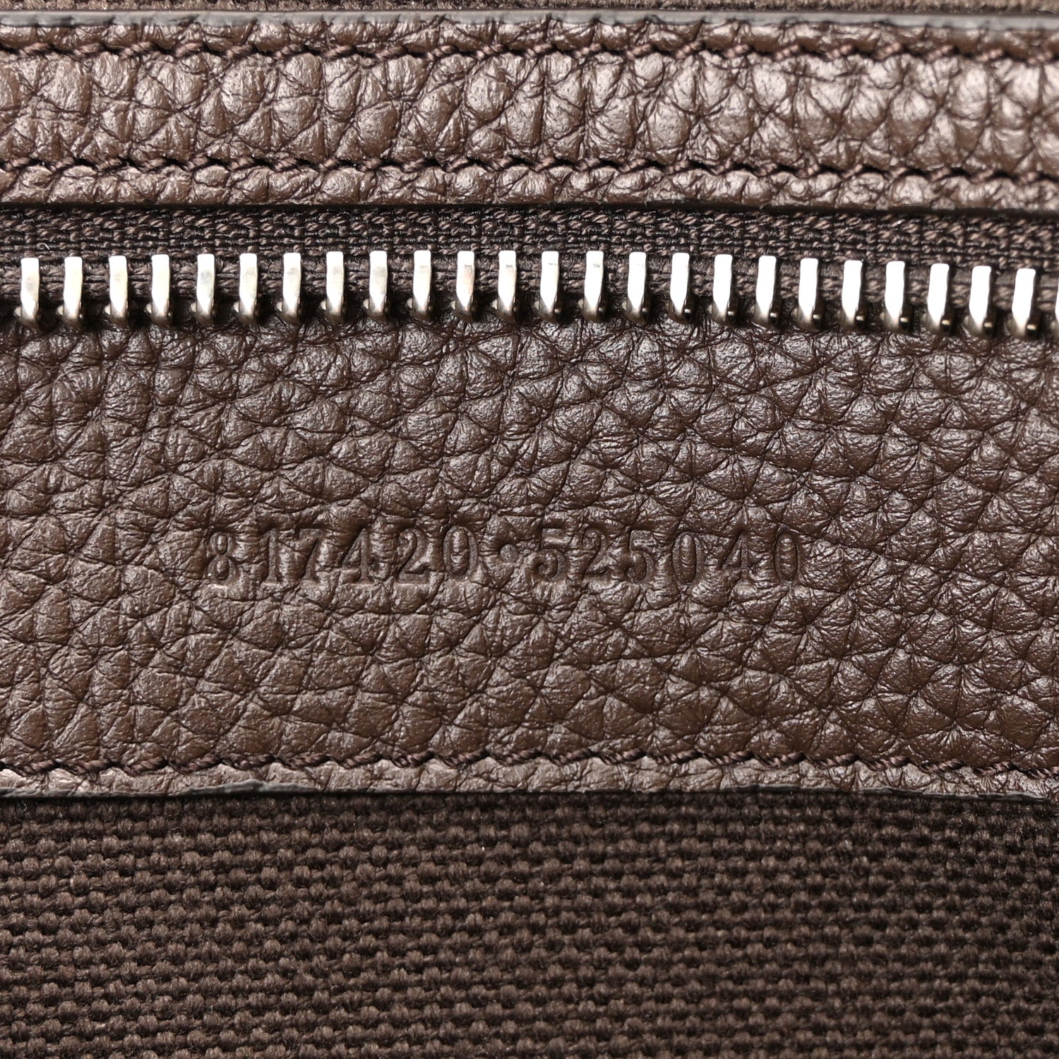 Gucci Monogram Calfskin Web Medium B Shoulder Bag Beige Brown 8 of 10