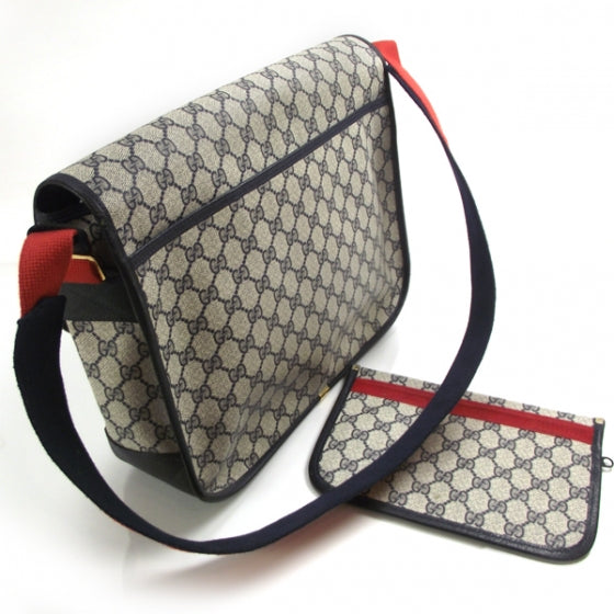 Monogram Messenger Bag Navy
