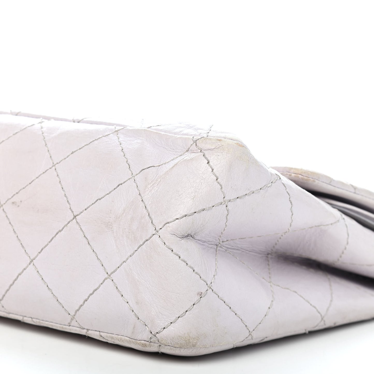 Aged Calfskin 2.55 Reissue 227 Flap White