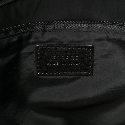 Fendi Nylon Baroque Virtus Shoulder Bag Black Black 8 of 16