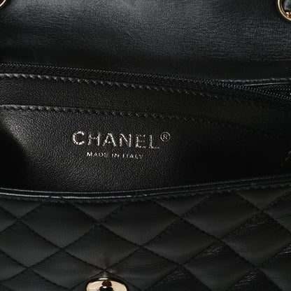 Chanel Lambskin Quilted Mini Rectangular Flap Black 5 of 12