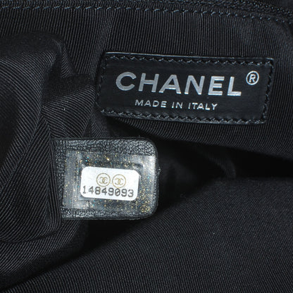 Chanel Iridescent Calfskin Chic Quilt Frame Tote White 7 of 7