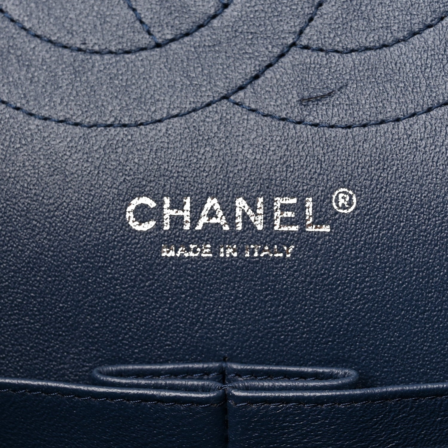 Chanel Patent Quilted Jumbo Double Flap Navy 6 of 11