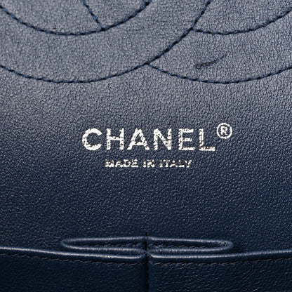 Chanel Patent Quilted Jumbo Double Flap Navy 6 of 11