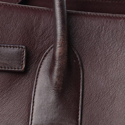 Saint Laurent Calfskin Small Sac De Jour Amarena 21 of 22