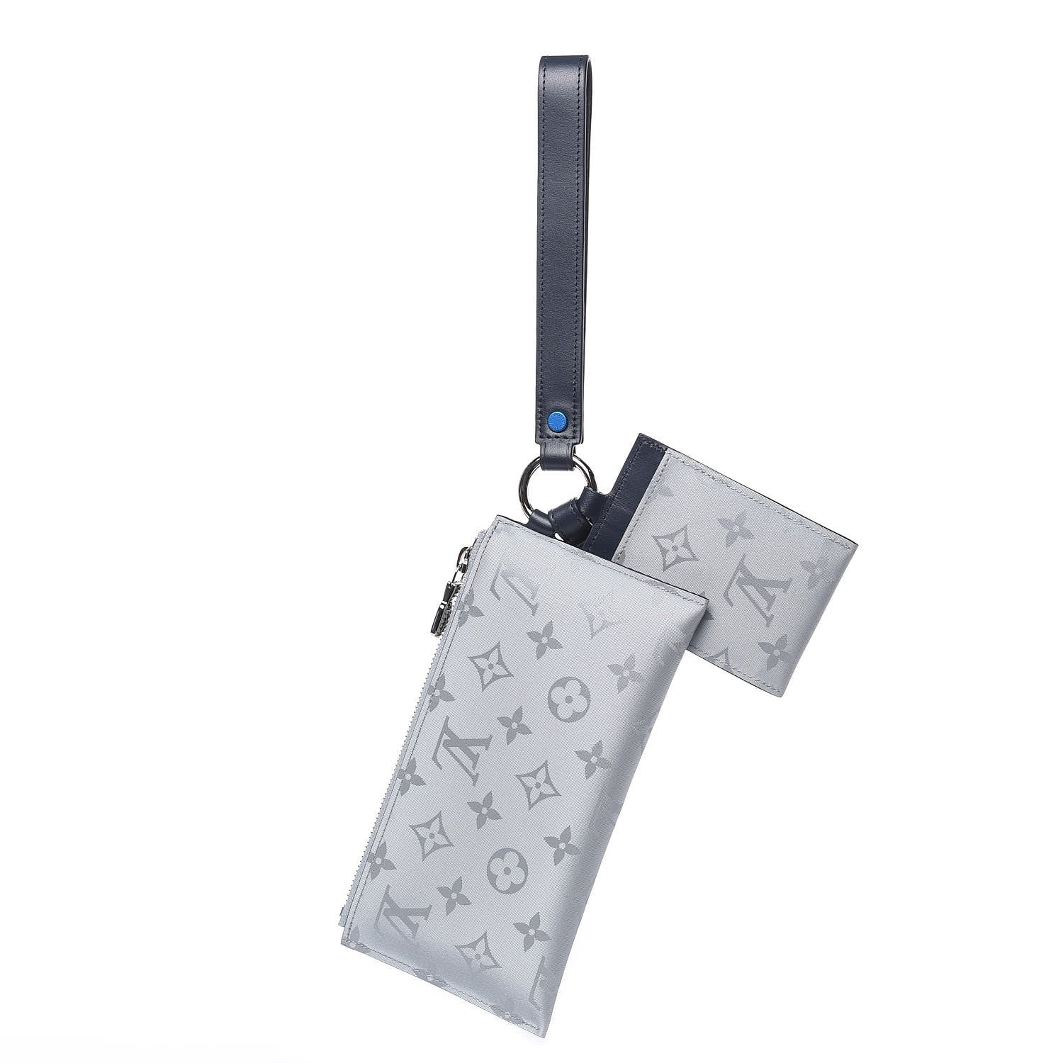 Louis Vuitton Monogram Satellite Alpha Pouch Silver 3 of 7