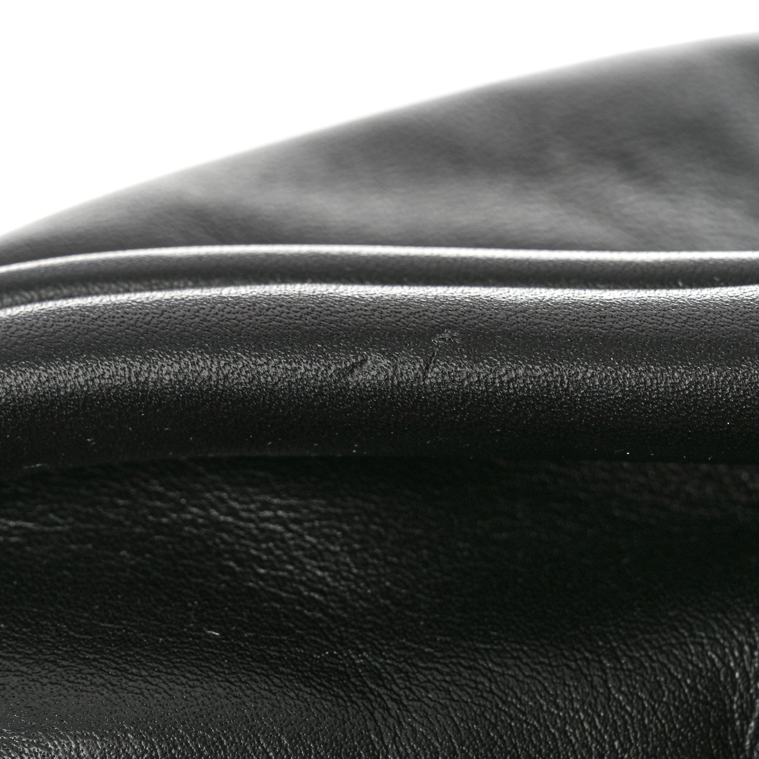 Bottega Veneta Smooth Butter Calf The Pouch Oversized Clutch Black 8 of 8
