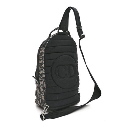 Christian Dior Oblique Mini Rider Backpack Black 3 of 11