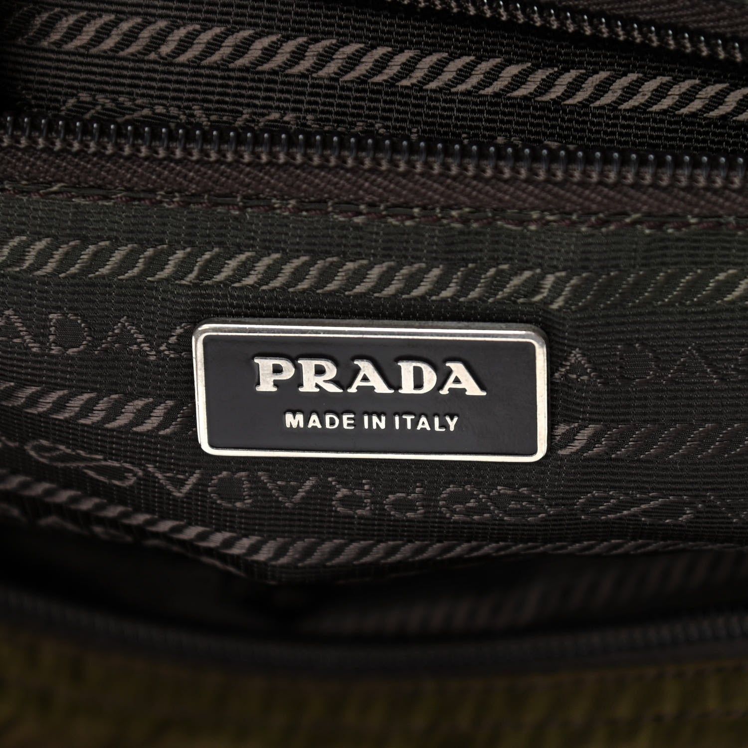 Prada Tessuto Nylon Shopping Tote Green 5 of 10