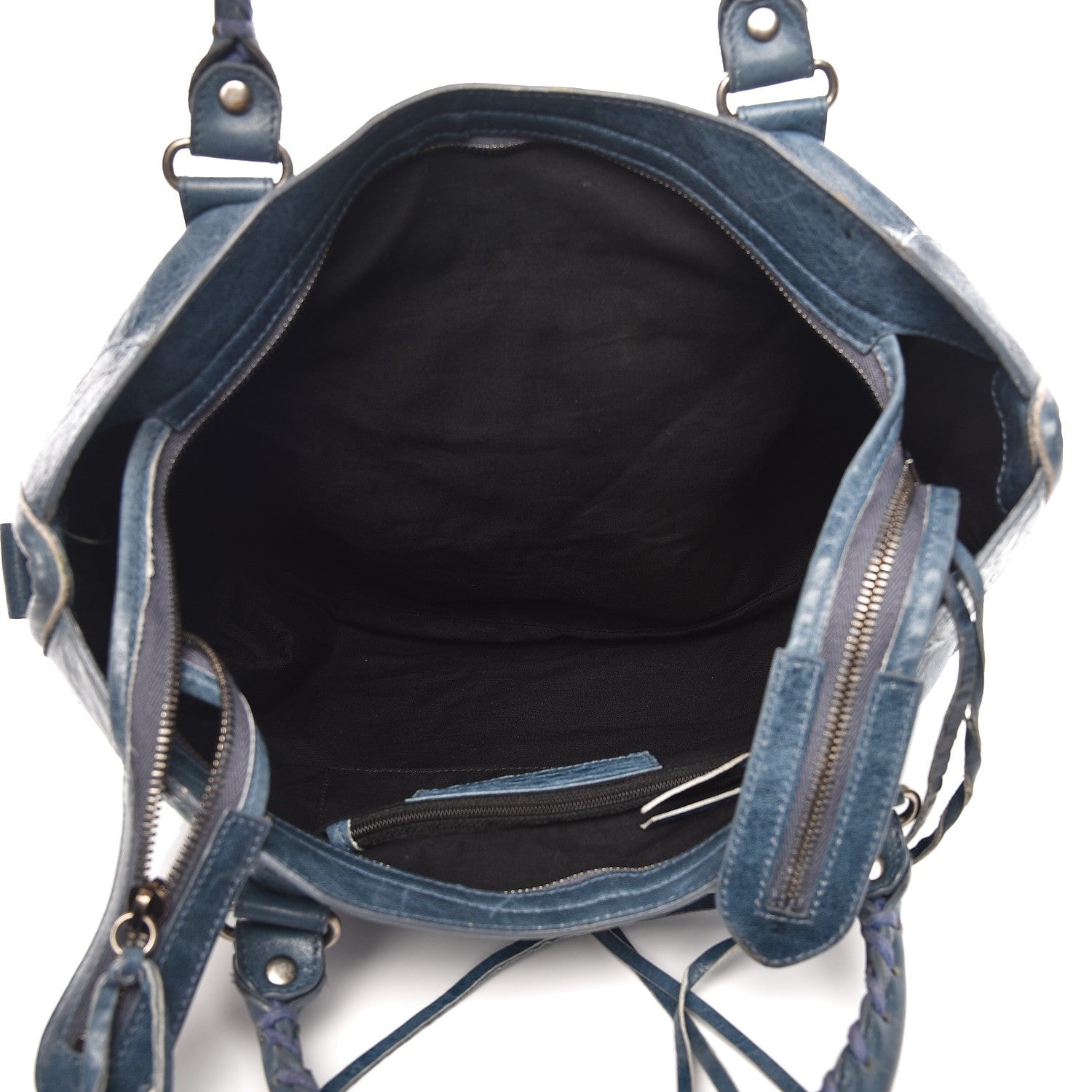 Balenciaga Chevre Classic Hardware City Bleu Jean 5 of 14