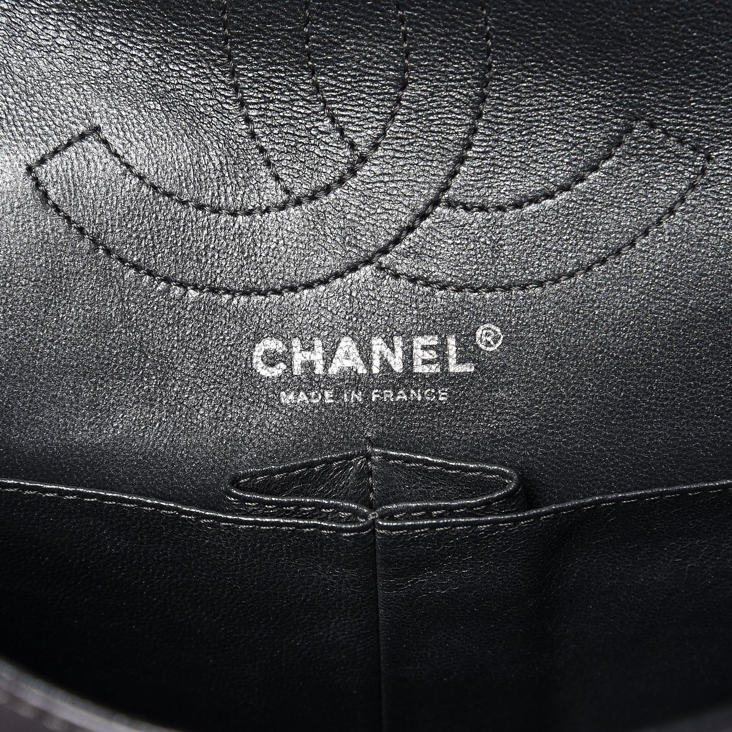 Chanel Metallic Aged Calfskin Quilted 2.55 Reissue 226 Flap Dark Silver 6 of 10