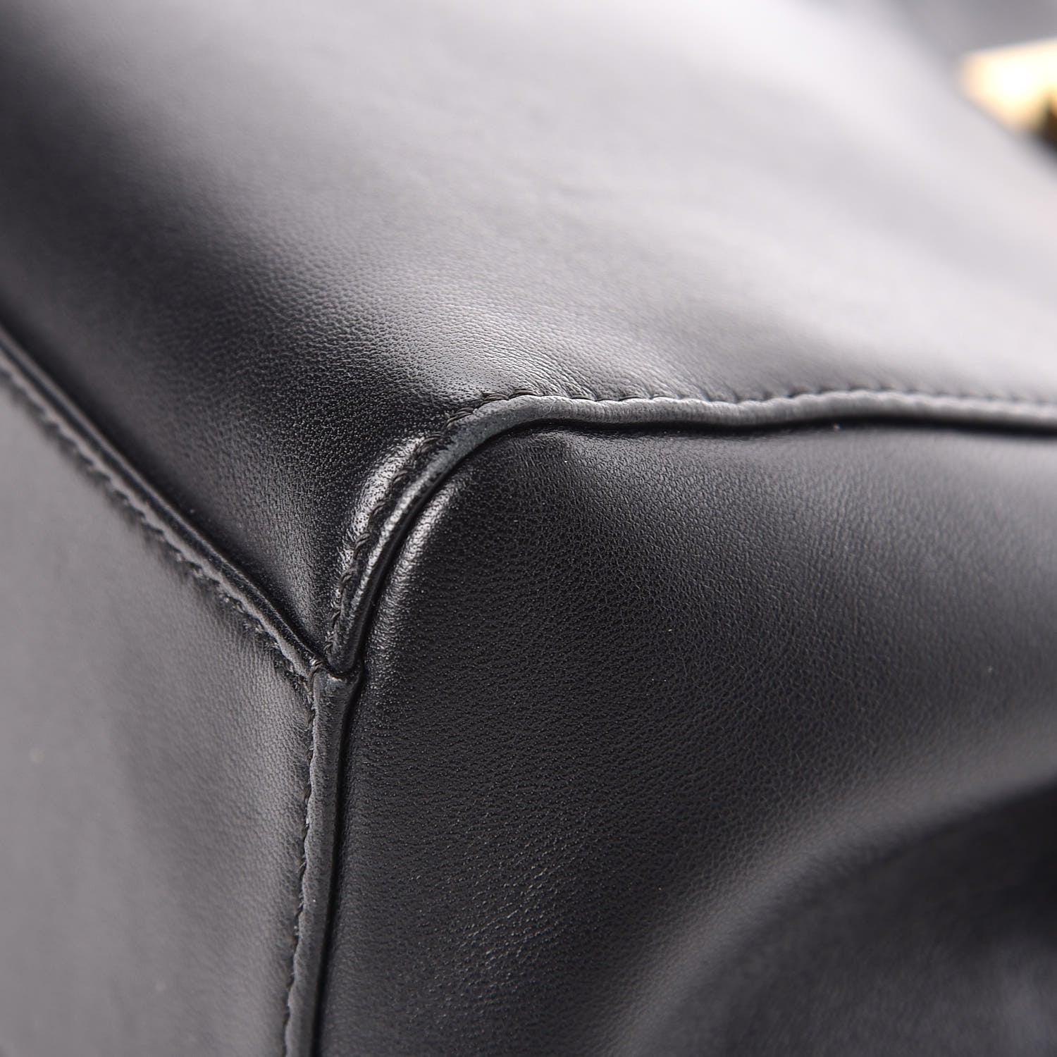 Fendi Nappa Mini Peekaboo Iconic Satchel Black 14 of 18