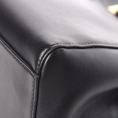 Fendi Nappa Mini Peekaboo Iconic Satchel Black 14 of 18