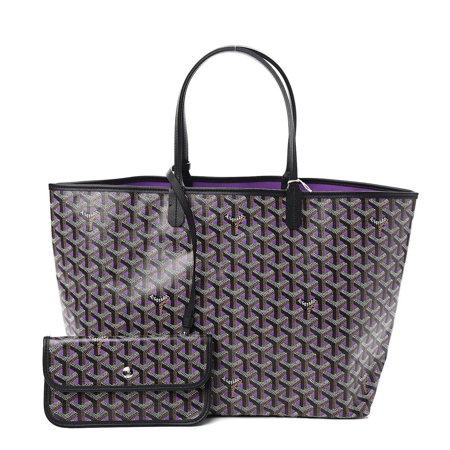 Goyardine Saint Louis Claire Voie PM Black Violet