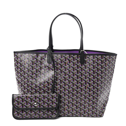Goyard Goyardine Saint Louis Claire Voie PM Black Violet 1 of 10