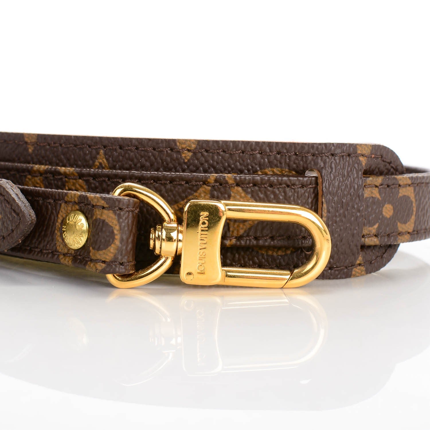 Louis Vuitton Monogram 16mm Adjustable Shoulder Strap 4 of 5