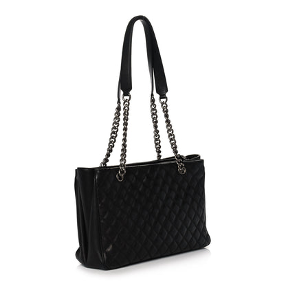 Chanel Caviar Quilted Medium Rock In Rome Tote Black 2 of 11