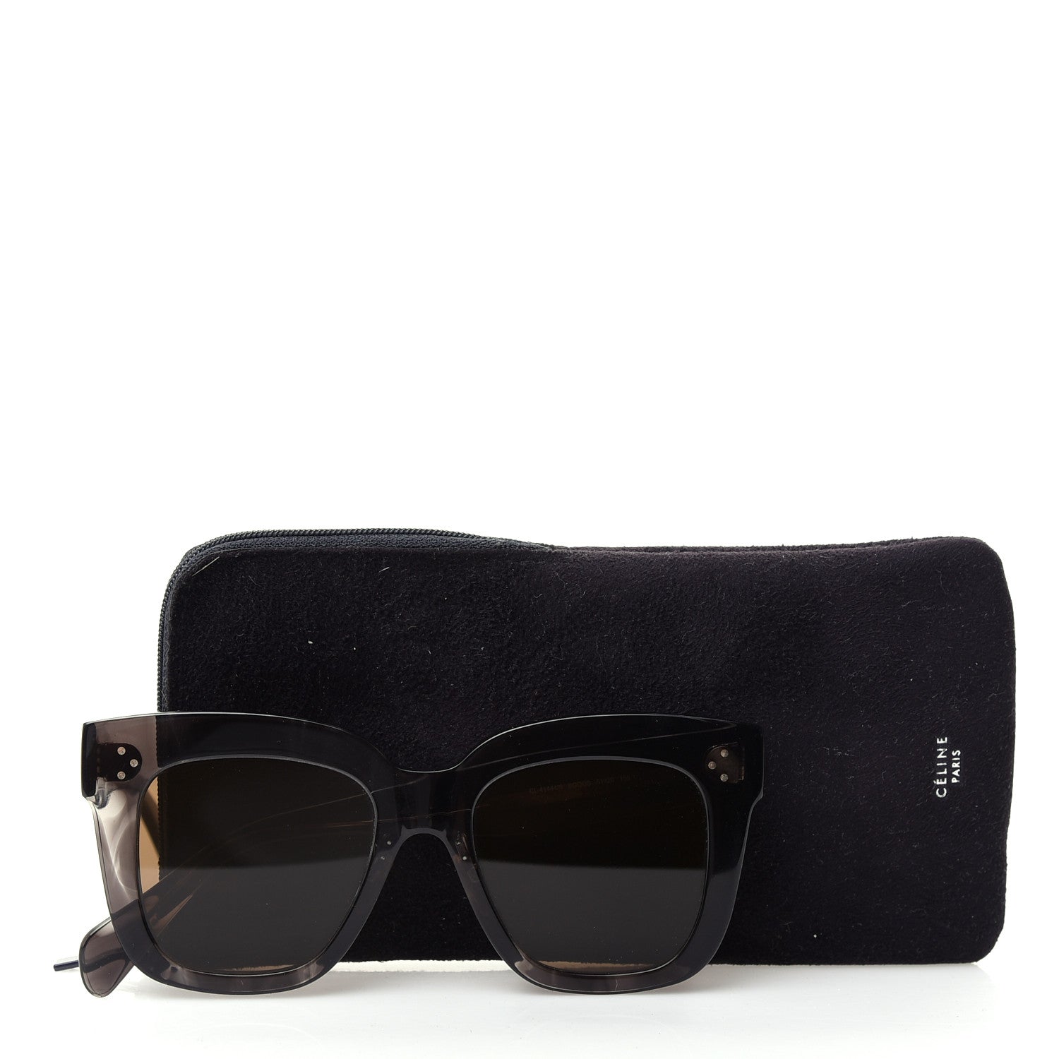 Celine Acetate Kim Sunglasses CL 41444/S Grey 7 of 7