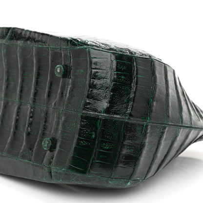 Nancy Gonzalez Crocodile Tote Green 11 of 12
