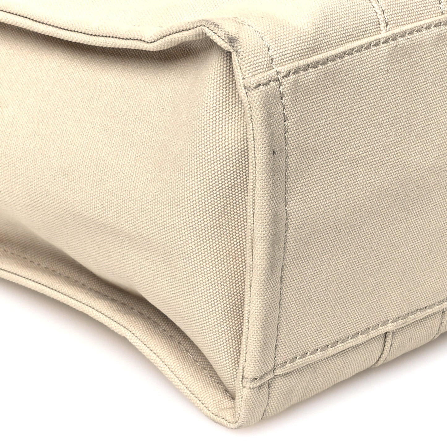 Cotton Canvas Medium The Traveler Tote Bag Beige