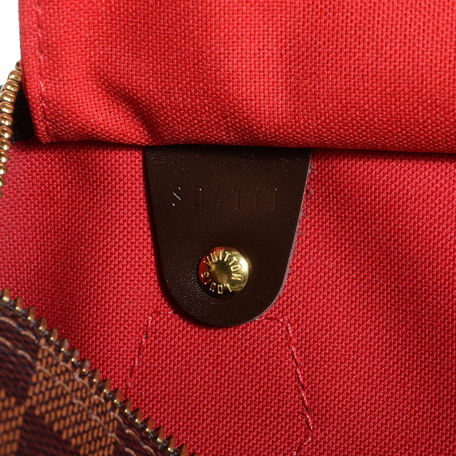 Louis Vuitton Damier Ebene Speedy 30 7 of 8