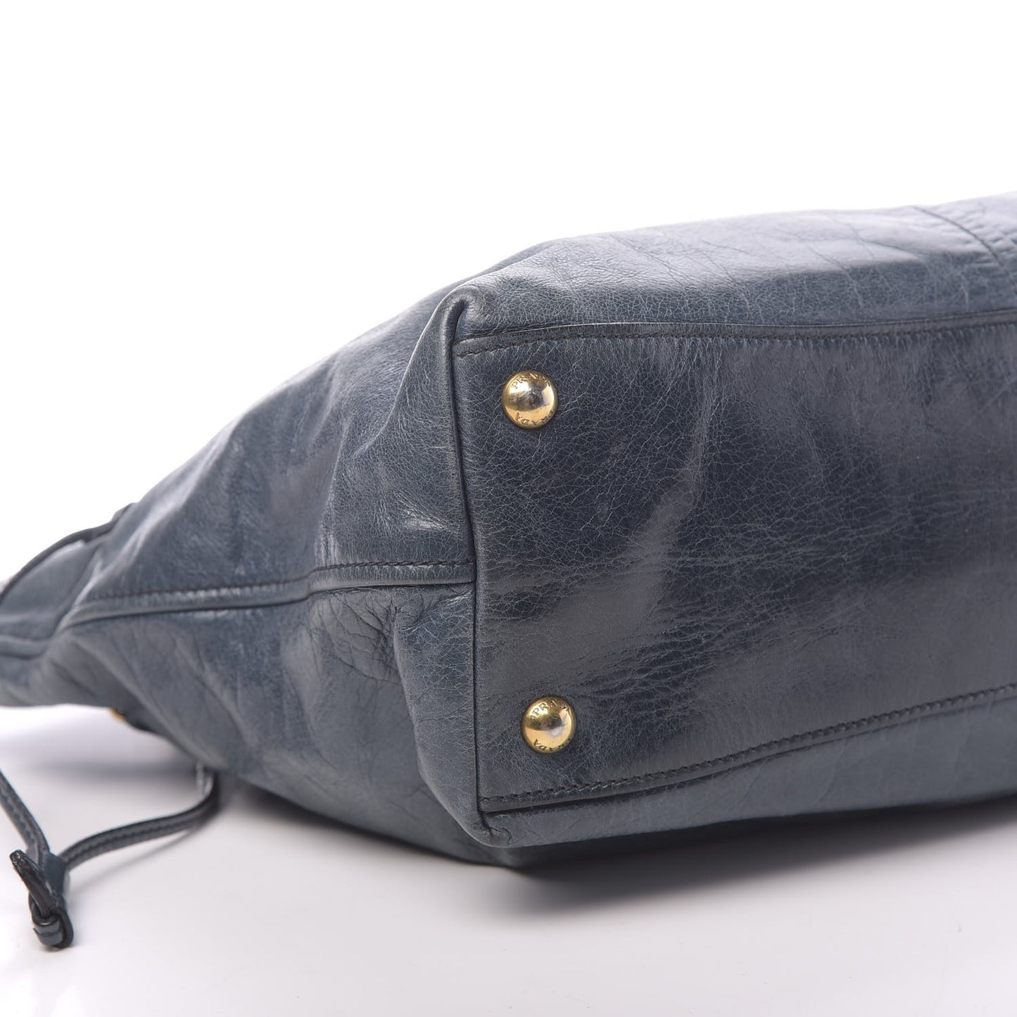 Vitello Shine Tote Denim