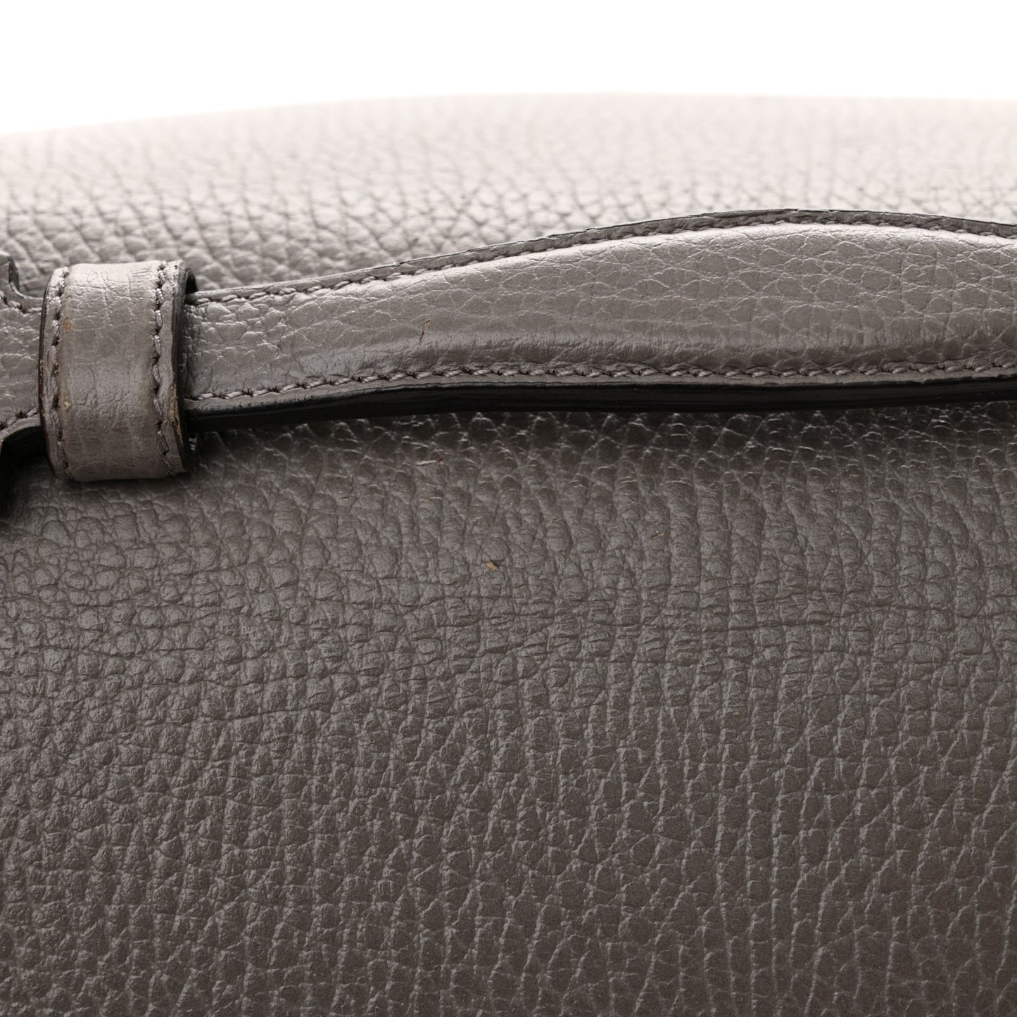 Dollar Calfskin Interlocking G Top Handle Shoulder Bag Loess