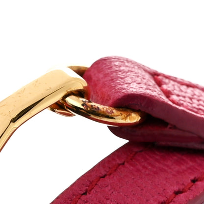 Saint Laurent Chevre Double Wrap Bracelet Fuchsia 5 of 5