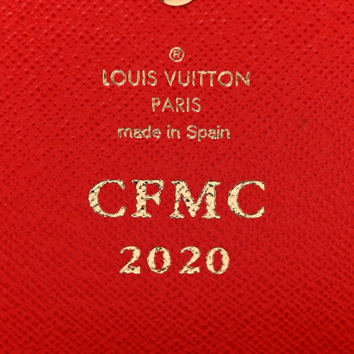 Monogram 2020 Christmas Animation Sarah Wallet Coquelicot