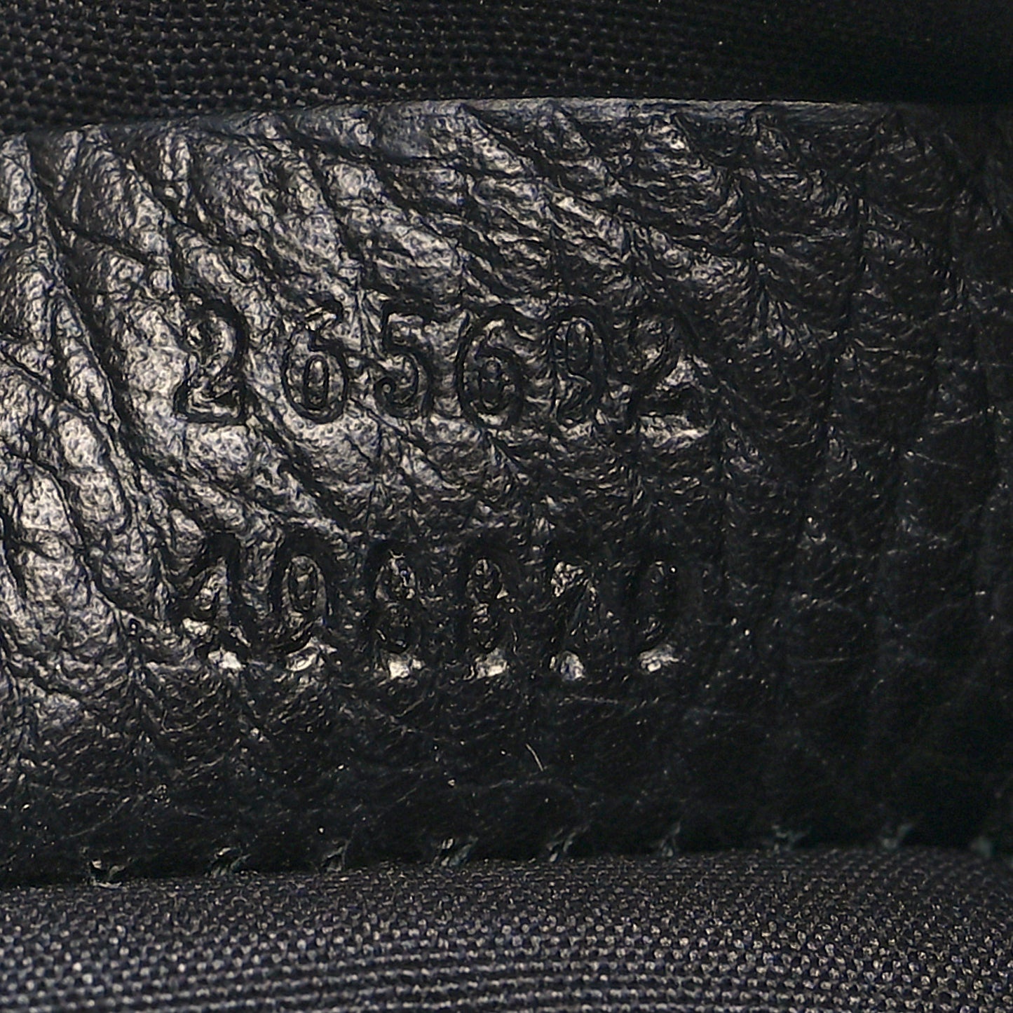 Monogram Medium D Gold Ring Hobo Black