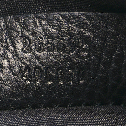 Gucci Monogram Medium D Gold Ring Hobo Black 7 of 10