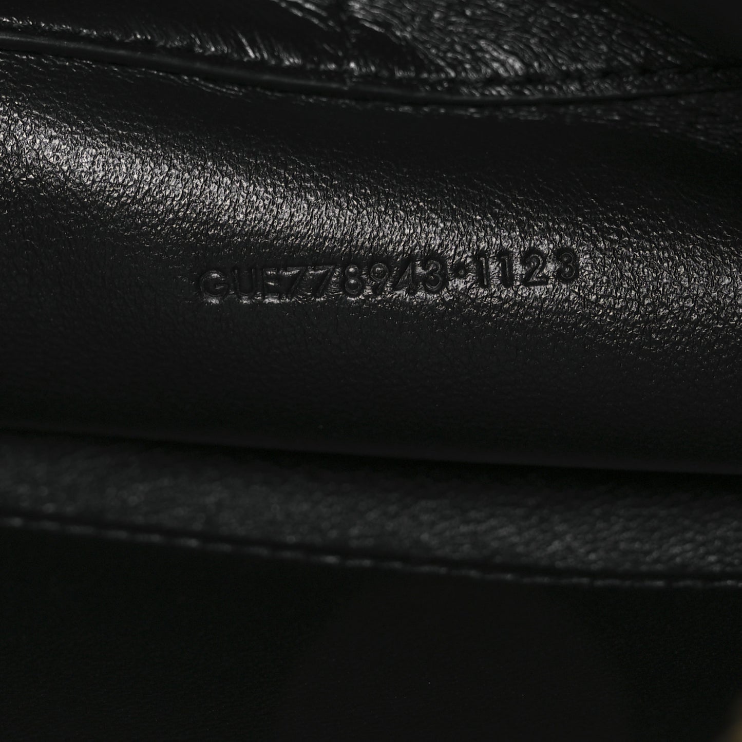 Lambskin Small Calypso Pouch Black