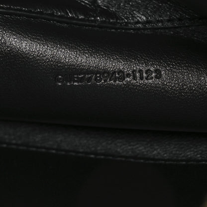 Saint Laurent Lambskin Small Calypso Pouch Black 6 of 11