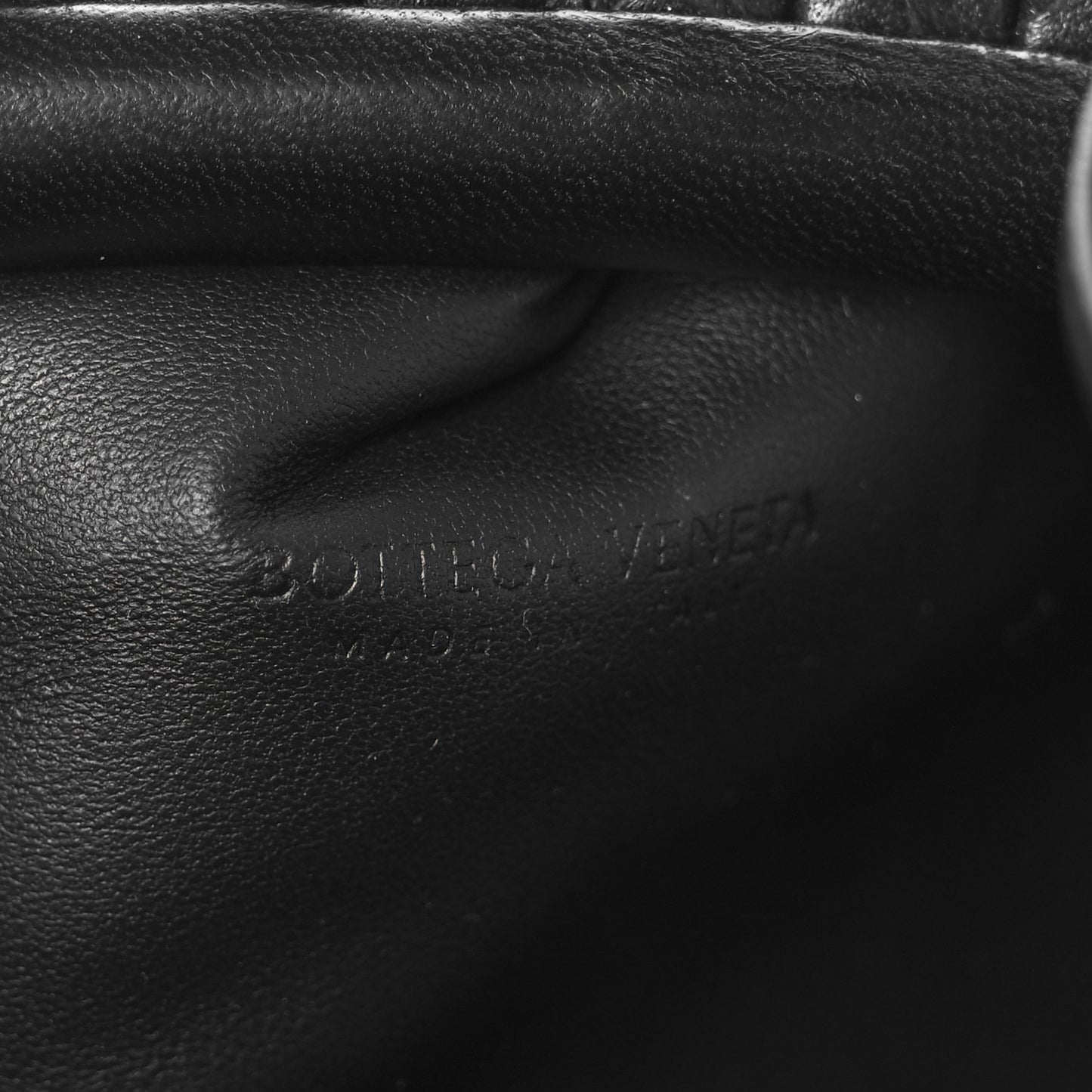 Nappa Intrecciato The Mini Pouch Black