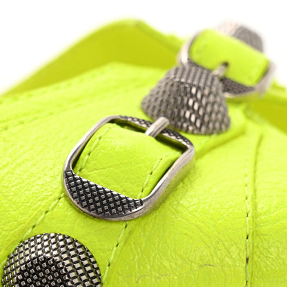 Balenciaga Agneau Arena Cagole 50mm Slide Sandals 40 Fluo Yellow 10 of 10