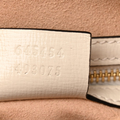 Gucci GG Supreme Monogram Small Horsebit 1955 Shoulder Bag Beige Mystic White 8 of 14