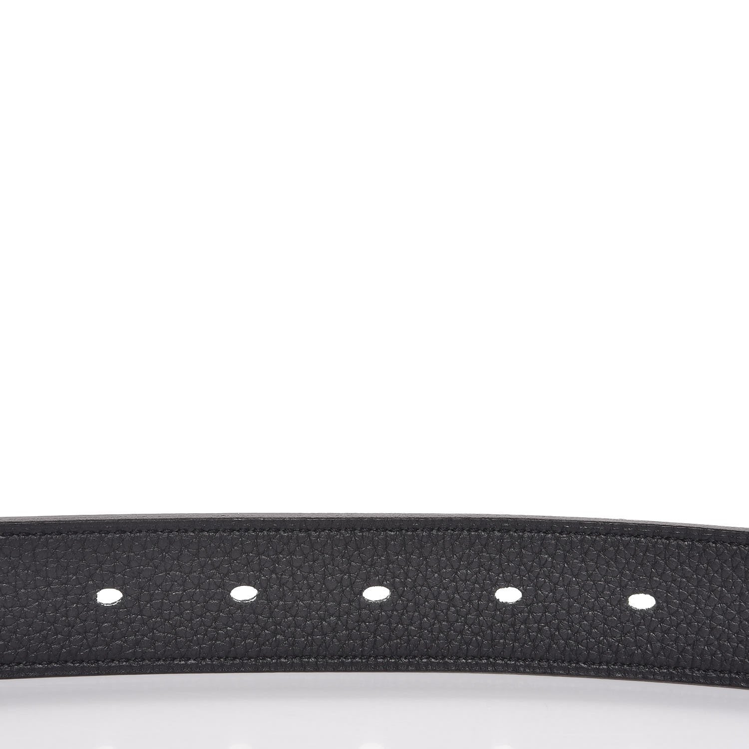 Hermes Togo Etriviere 32mm Belt 70 Black 6 of 9