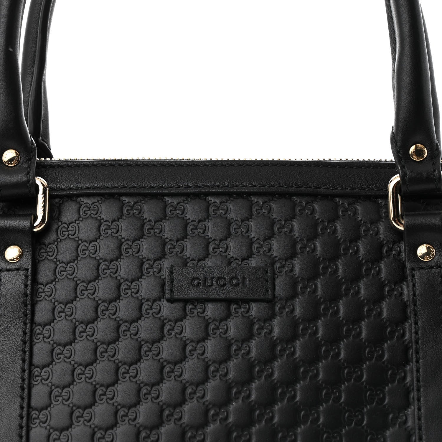 Gucci Soft Microguccissima Small Zippered Satchel Black 8 of 10