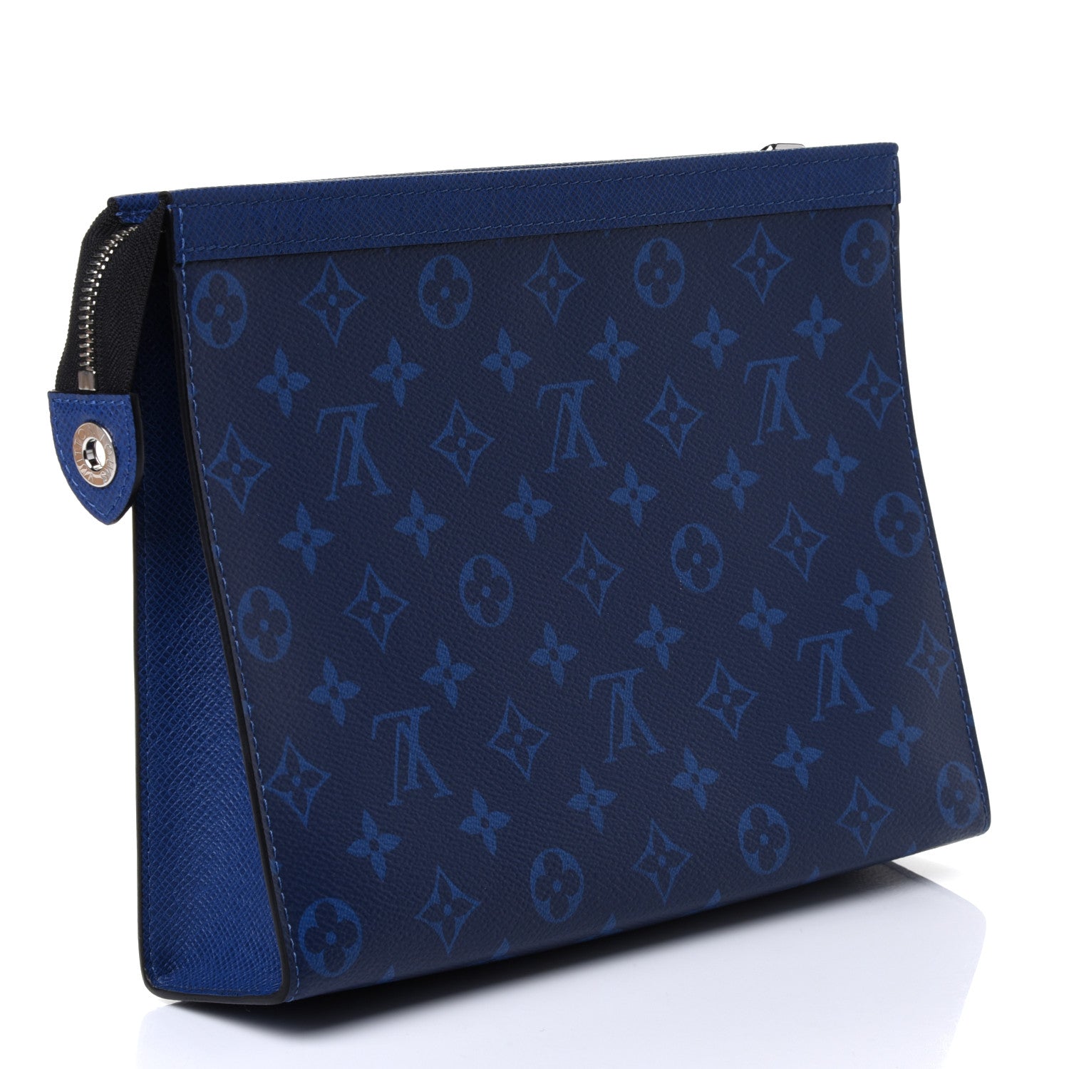 Louis Vuitton Monogram Eclipse Pochette Voyage MM Pacific Blue 2 of 4