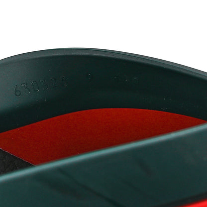 Gucci Rubber Web Mens Criss Cross Slide Sandals 9 Green Red 8 of 8